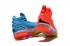 Nike Zoom Lebron XV 15 Men Basketball Shoes Bright Orange Yellow Blue