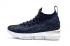 Nike Zoom Lebron XV 15 Men Basketball Shoes Deep Blue Gold