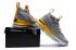 Nike Zoom Lebron XV 15 Heren Basketbalschoenen Lichtgrijs Geel