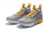 Nike Zoom Lebron XV 15 Heren Basketbalschoenen Lichtgrijs Geel