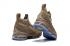 Nike Zoom Lebron XV 15 Chaussures de basket-ball pour femmes Marron foncé