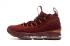 Nike Zoom Lebron XV 15 Damen-Basketballschuhe in Weinrot. Alle