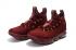 Nike Zoom Lebron XV 15 Damen-Basketballschuhe in Weinrot. Alle