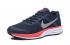 Nike Womens Air Zoom Pegasus 30 Blue Orange Running Shoes 599205-002