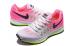 Nike Womens Air Zoom Pegasus 33 Sepatu Lari Wanita Putih Merah Muda Hijau 831356-106