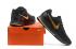 Nike Air Zoom Pegasus 34 Leer Zwart Metaal Goud Heren Hardloopschoenen Sneakers 831351