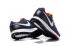 Nike Air Zoom Pegasus 34 Leer Marineblauw Zwart Rood Heren Loopschoenen Sneakers 831351-002