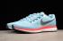 Nike Air Zoom Pegasus 34 Running Lichtblauw Wit Rood Antraciet 880555-404