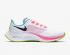 Nike Dames Air Zoom Pegasus 37 Wit Roze Glow Zwart CZ7990-100