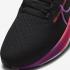 Nike Air Zoom Pegasus 38 Preto Hyper Violet Flash Crimson CW7358-011