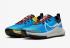 Nike React Pegasus Trail 4 Light Photo Blue Yellow Track Κόκκινο μεταλλικό ασημί DJ6158-401