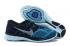 Nike Flyknit Lunar 3 Noir Bleu Lagoon Chaussures de course pour hommes 698181-004