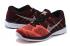 Nike Flyknit Lunar 3 Noir Bright Crimson Chaussures de course pour hommes 698181-006