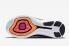 Nike Flyknit Lunar 3 Noir Violet Orange Chaussures de course pour femmes 698182-006