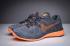 Nike Flyknit Lunar 3 Charcoal Gris Bleu Chaussures de course pour hommes 698181-211