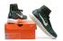 Sepatu Pelatih Lari Pria Nike Lunarepic Flyknit Hijau Hitam 818676-003