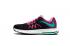 Nike Zoom Winflo 3 Noir Pêche Rose Femmes Chaussures de Course Baskets Formateurs 831561