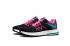 Nike Zoom Winflo 3 Noir Pêche Rose Femmes Chaussures de Course Baskets Formateurs 831561