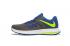 Nike Zoom Winflo 3 Bleu Foncé Gris Hommes Chaussures de Course Baskets Baskets 831561-005