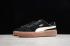 Classic PUMA Basket Suede Platform Black White Womens Shoes 363559-02