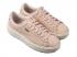 Оригинальные женские кроссовки Puma Basket Platform Розовые женские кроссовки 369642-01