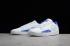 Puma 4 White Blue Γυναικεία Παπούτσια New Release Sneakers 357534-14