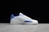 Puma 4 Blanc Bleu Chaussures Pour Femmes Nouvelle Sortie Baskets 357534-14