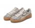 Puma Basket Platform Snake LUX Brown Womens Shoes 369904-02