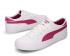 Puma Capri Hvid Fuchsia Lilla Unisex fritidssko 369246-04