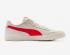 Puma Caracal Whisper Branco Alto Risco Vermelho Feminino Tênis Unissex 369863-05