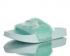 Puma Fenty x Sepatu Wanita Leadcat Slide Green Silver 362266-07