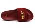 Sandalias Puma Leadcat Suede Mujer Rojo Dahlia Dorado 365758-04