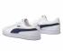 Puma Smash V2 Leather L Tênis Branco Peacoat Sapatos Casuais 365215-02