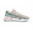 Puma Nova Mesh Femmes Gris Baskets Gris Violet Peach Bud Femmes Chaussures 369655-02