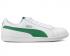 Puma Smash Leather รองเท้าบุรุษสีขาว Amazon Green 356722-22