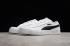 Puma Smash V2 noir blanc cuir mode classique baskets décontractées 367308-02