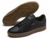 Puma Smash V2 Leather L Sneaker Zapatos casuales de goma negra 365215-12