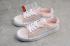 Puma Smash V2 VULC CV Baskets en toile décontractées Rose Blanc 365968-05