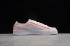 Puma Smash V2 Vulc SL Branco Rosa Sapatos Casuais Femininos 367308-03