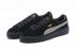 Puma Suede Platform Core Black Womens Trainers รองเท้าผ้าใบ 364718-03