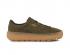 Puma Suede Platform Trace Green Womens Olive Night Womens Shoes 365830-03
