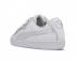 Puma Dames Basket Heart Oceanaire Dames Sneaker Leren Schoenen Wit 366443-02