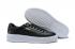 Puma Womens Basket Platform Core Black Gold White Womens Shoes 364040-03