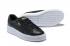 Puma Womens Basket Platform Core Black Gold White Womens Shoes 364040-03