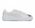 Puma Damen Basket Platform Metallic Weiß Lila Schnee 366169-04