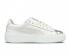 Puma Dame Basket Platform Metallic Hvid Sølv Damesko 366169-01