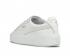 Puma Dame Basket Platform Metallic Hvid Sølv Damesko 366169-01