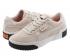 Puma Womens Cali Suede Silver Grey Rice White Womens Shoes 369157-02