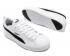 Puma Womens Smash Platform L White Black Womens Shoes 366487-12