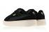 Puma Womens Suede Platform Satin Womens Shoes In Black Suede Leather 365828-05